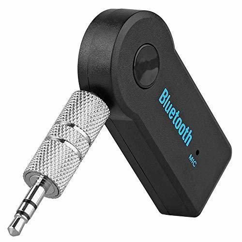 OcioDual Receptor de Audio Inalámbrico Bluetooth 3.0 Jack 3.5mm Manos Libres Coche