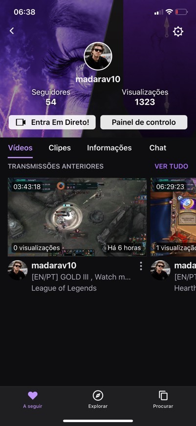 Aplicación Twitch