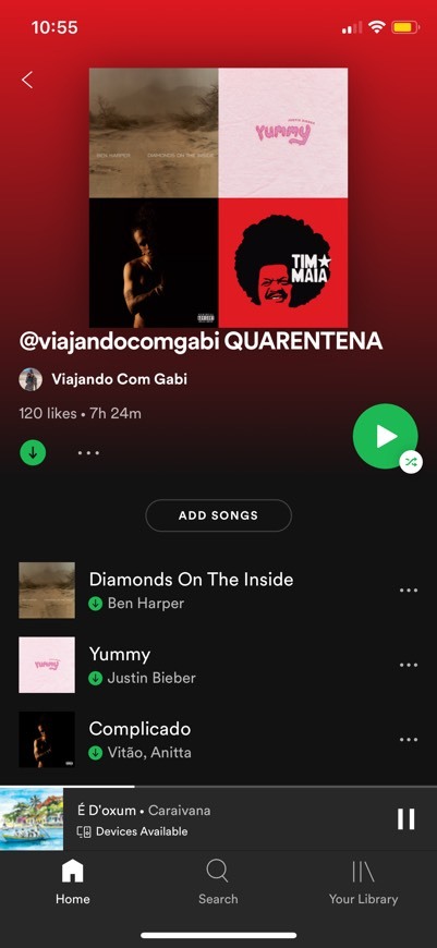 Canción Playlist de Quarentena ⏳