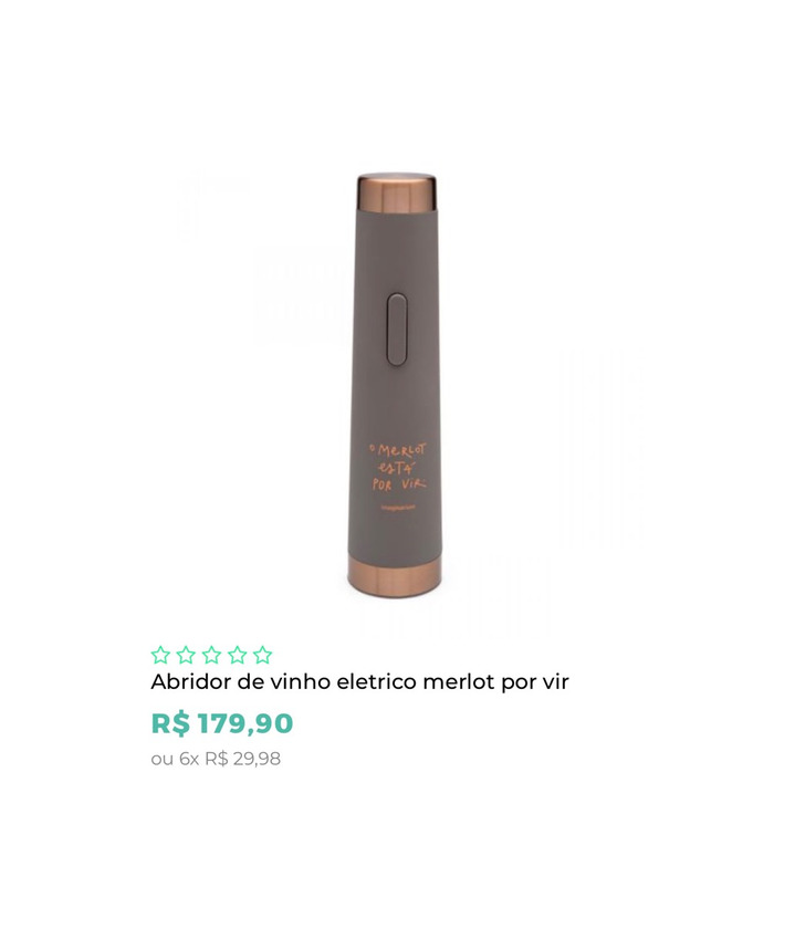 Product Abridor de vinho elétrico