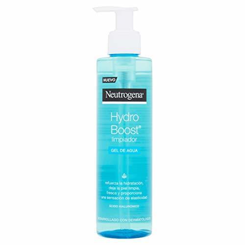 Social Neutrogena Hydro Boost - Limpiador facial gel de agua para la eliminación