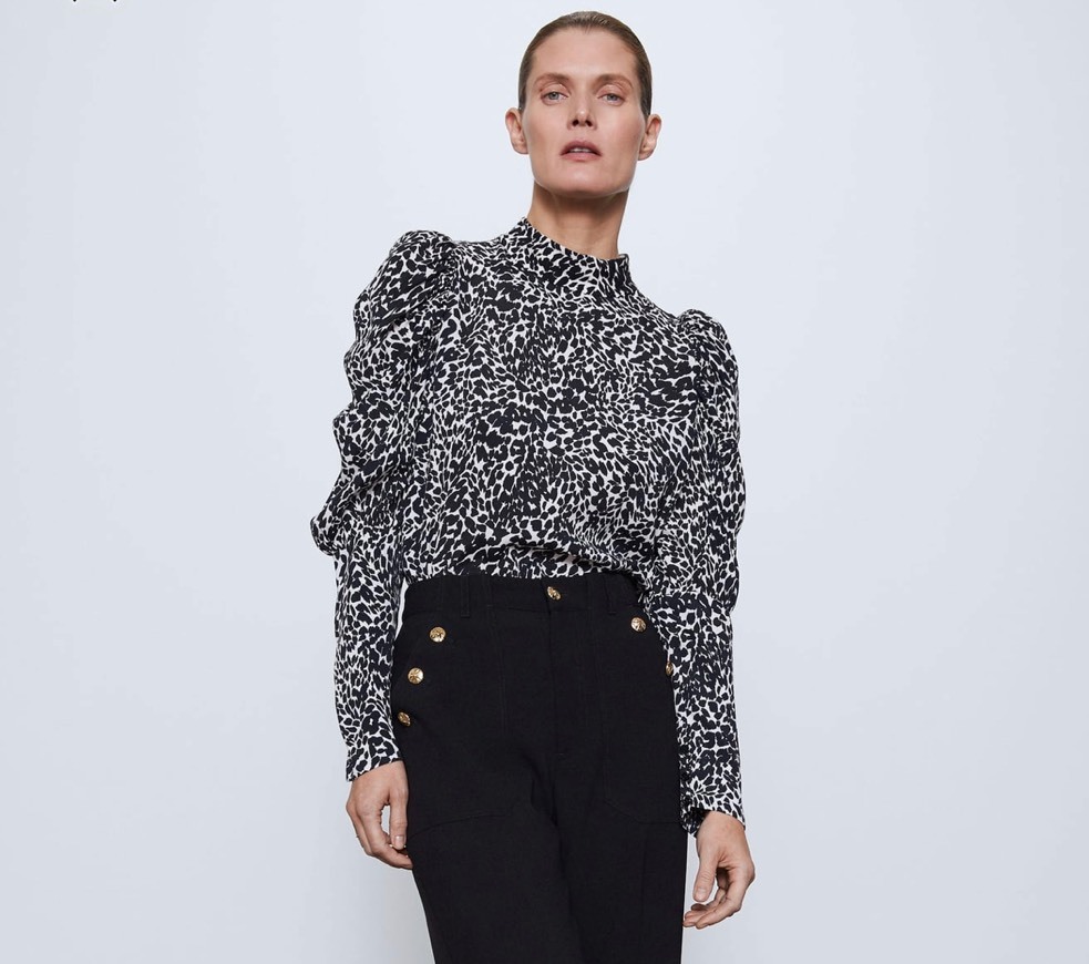 Social Blusa estampa animal 