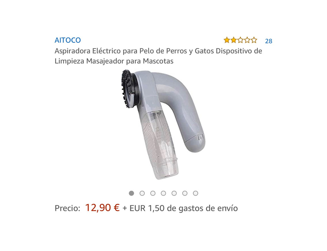 Producto Aspirador e massajador para os vossos filhos 