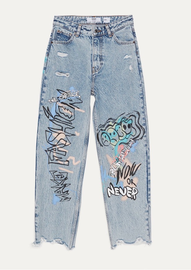 Product Jeans grafitti