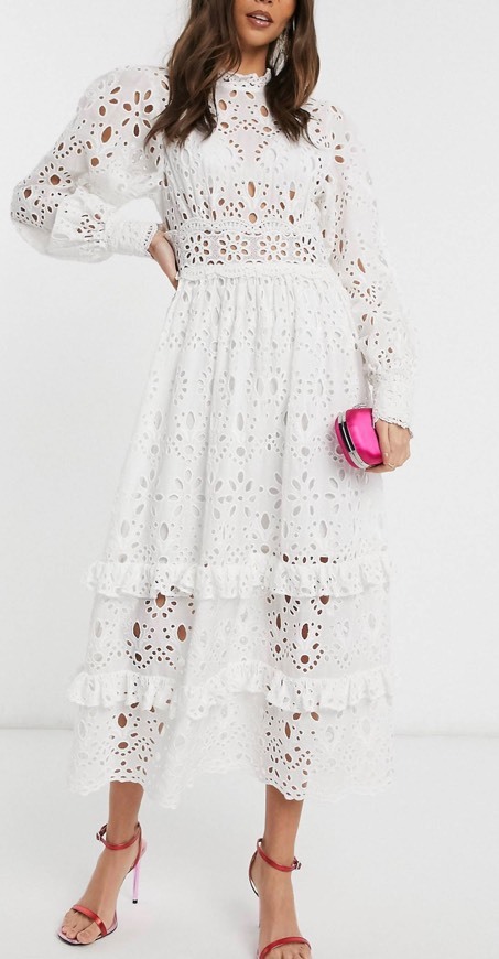 Product Midi white dress 