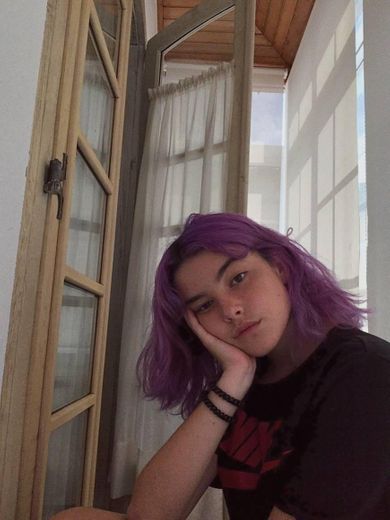 cabelo roxo :)