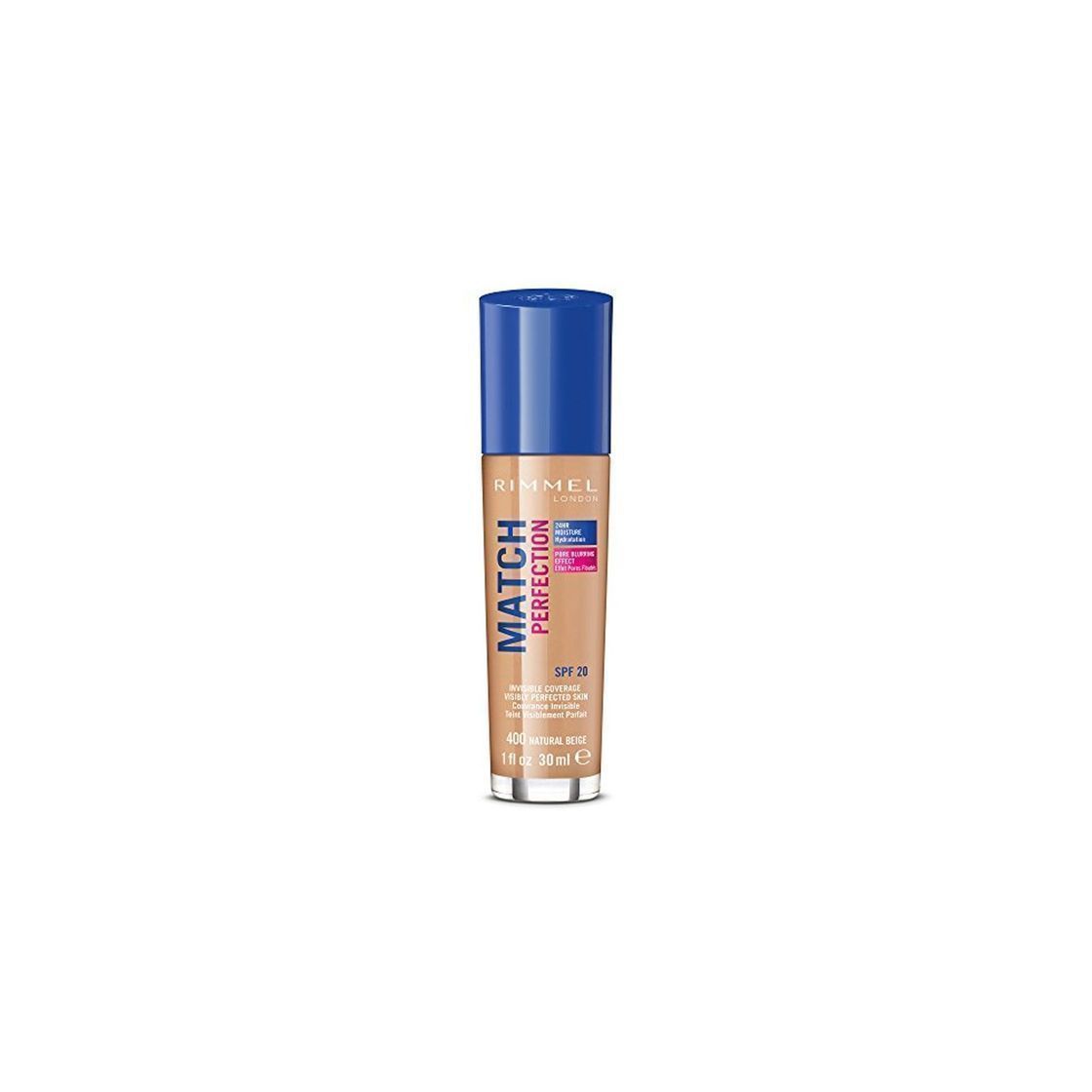 Social Rimmel London Match Perfection Foundation Base de Maquillaje Tono 400 Natural Beige