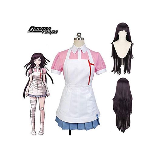 Anime Super Dangan Ronpa 2 Mikan Tsumiki Danganronpa vestido Mikan Tsumiki Cosplay disfraces de fiesta de carnaval de Halloween para mujeres