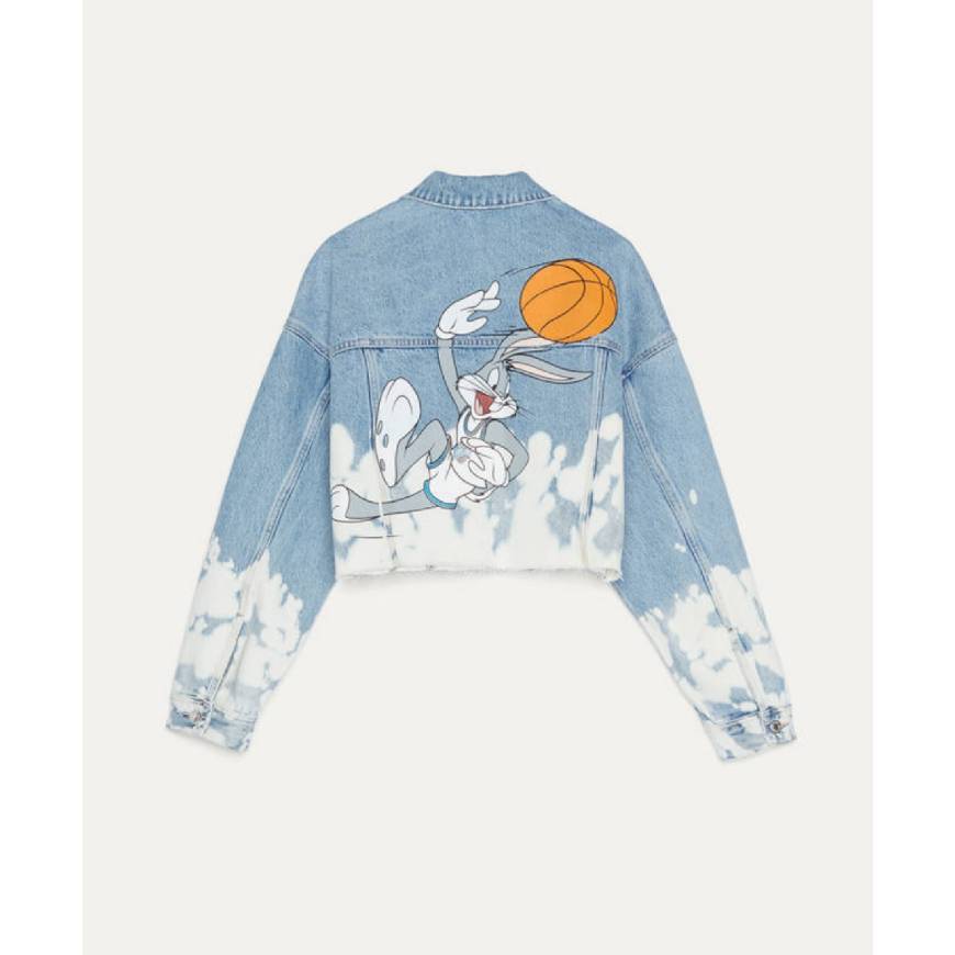 Social Casaco denim space jam bershka