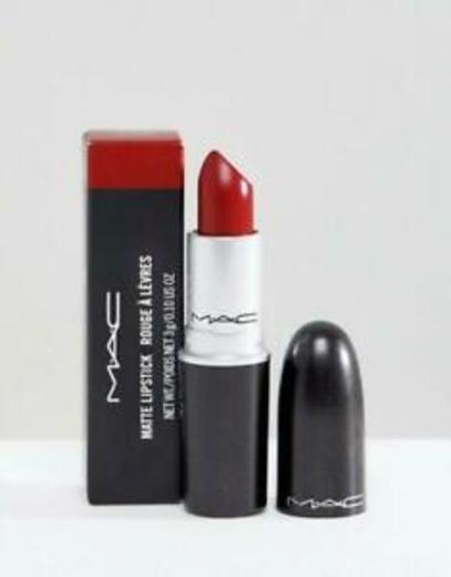 Mac Matte lipstick-batom tom russo vermelho 