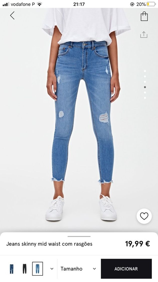 Fashion Jeans Mid Waist