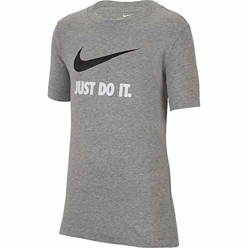 Nike Sportwear JDI T-Shirt for Kids Camiseta de Manga Corta, Niños, Gris