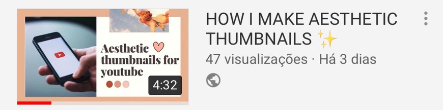 Fashion HOW I MAKE AESTHETIC THUMBNAILS