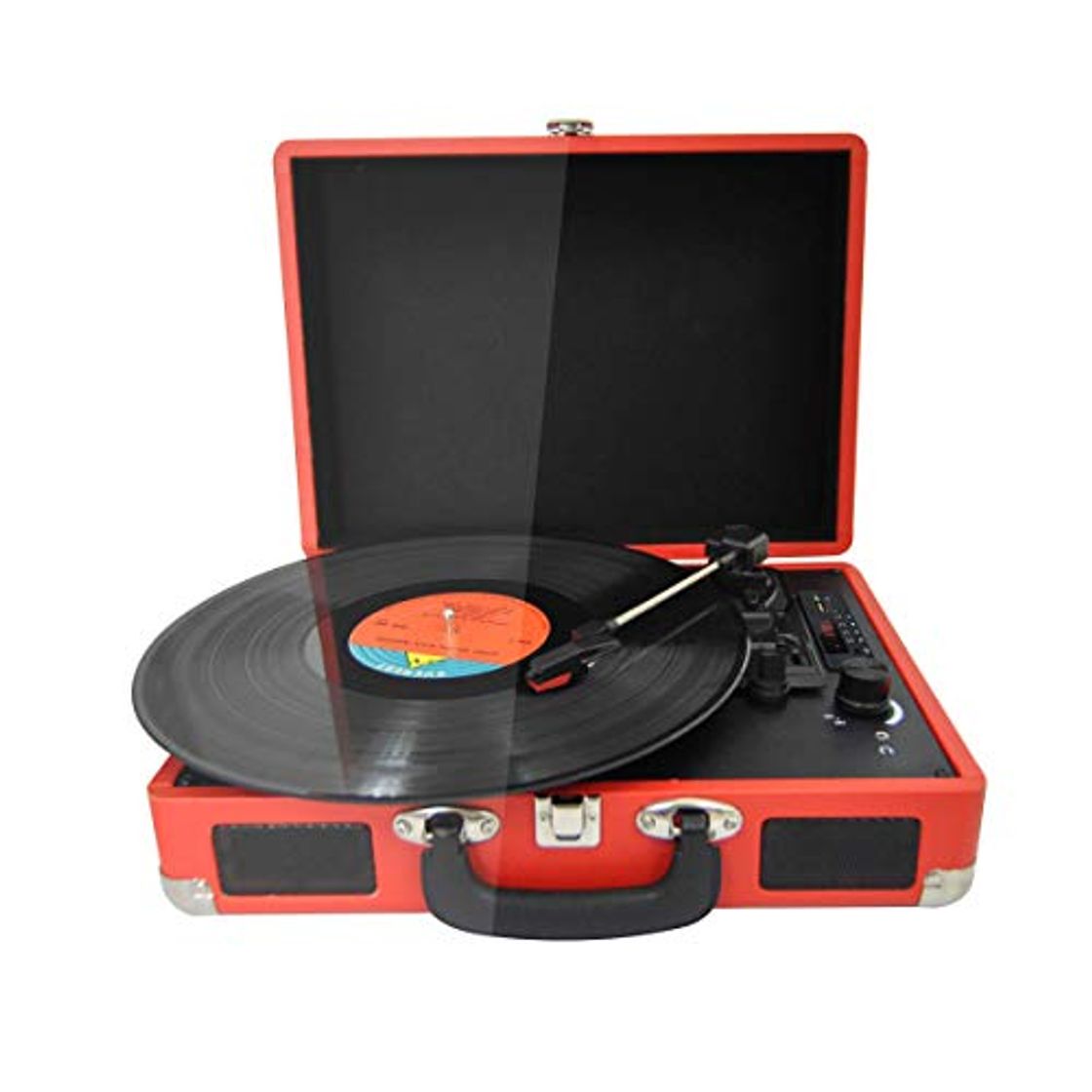 Electrónica Tocadiscos de Vinilo Bluetooth Rojo VC400