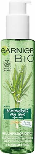 Garnier BIO Gel Limpiador Detox Lemongrass con Agua de Flor de Aciano