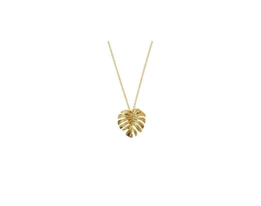 Palm Tree Golden Necklace