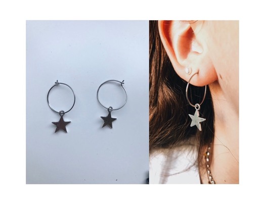 stars earrings // @kippa__store 