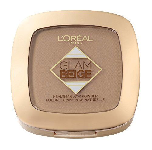 L'Oréal Paris Glam Beige Polvo Matificante Tono Medio Oscuro