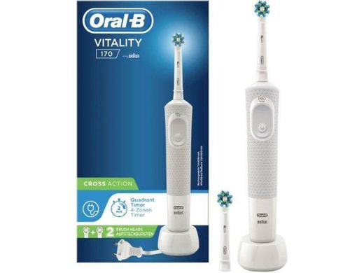 Escova de Dentes Elétrica ORAL B Vitality Cross Plus Branco