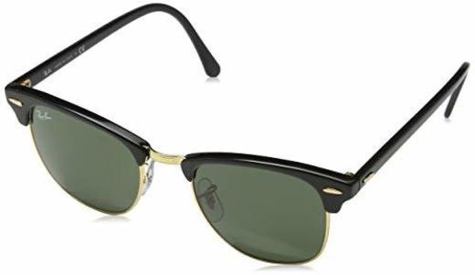 Ray-Ban RB3016 Clubmaster, Gafas de Sol, multicolor