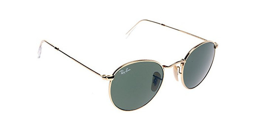 Ray-Ban Oro Verde clásico del G-15 de 50 mm redondo del metal