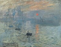 Impressão, nascer do sol, de Claude Monet, 1872
