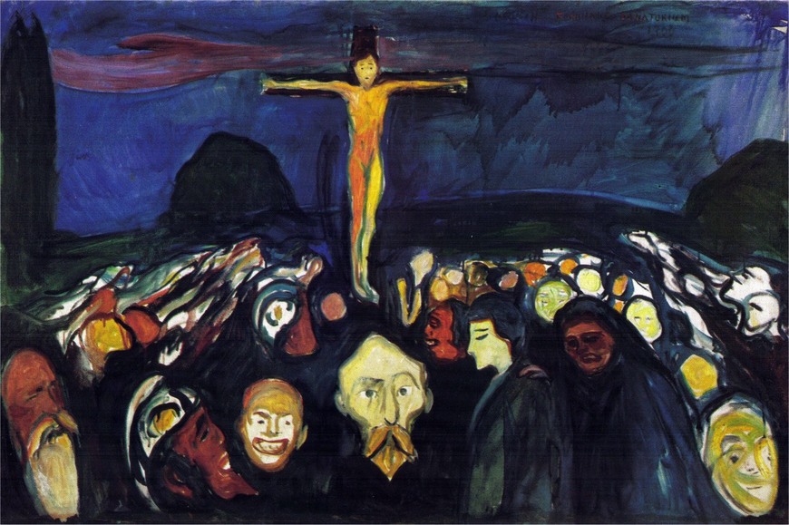 Golgotha, de Edvard Munch 