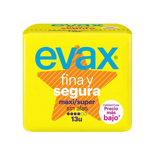 Evax Fina y Segura Super/Maxi Compresas