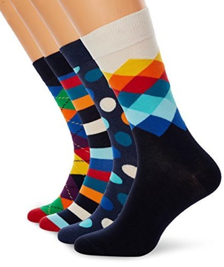 Happy Socks Mix Gift Box Calcetines, Multicolor