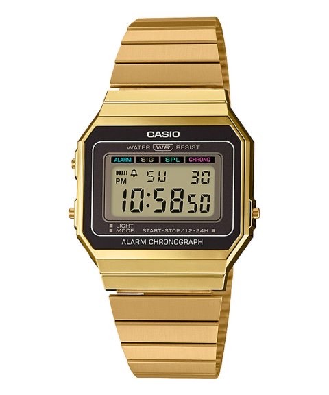 Moda Casio Collection Vintage Relógio Mulher A700WEG-9AEF - Pereirinha