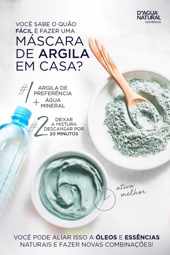 Moda Como fazer uma máscara de argila em casa