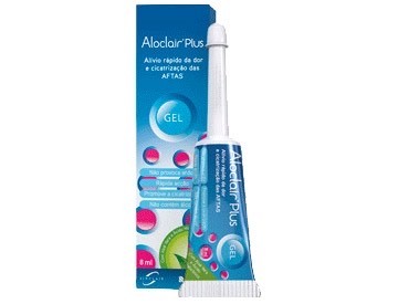 Moda Aloclair plus gel - tratamento de aftas 