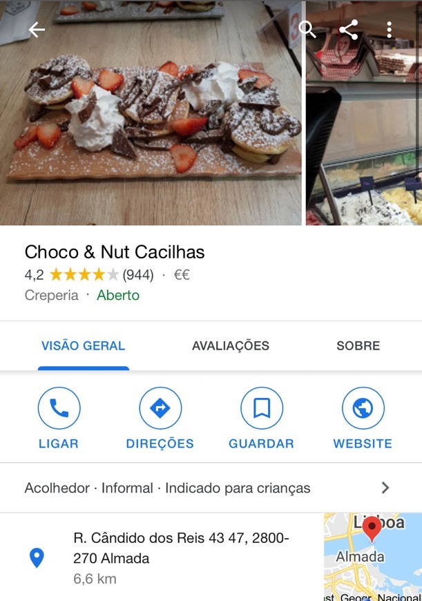 Restaurants Choco & Nut Cacilhas