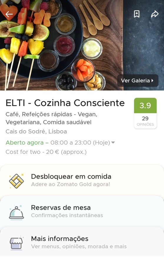 Restaurantes ELTI - Cozinha consciente 