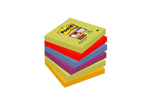 Post-It 654-6SS-MAR-EU - Pack de 6 blocs de notas adhesivas, 76 x