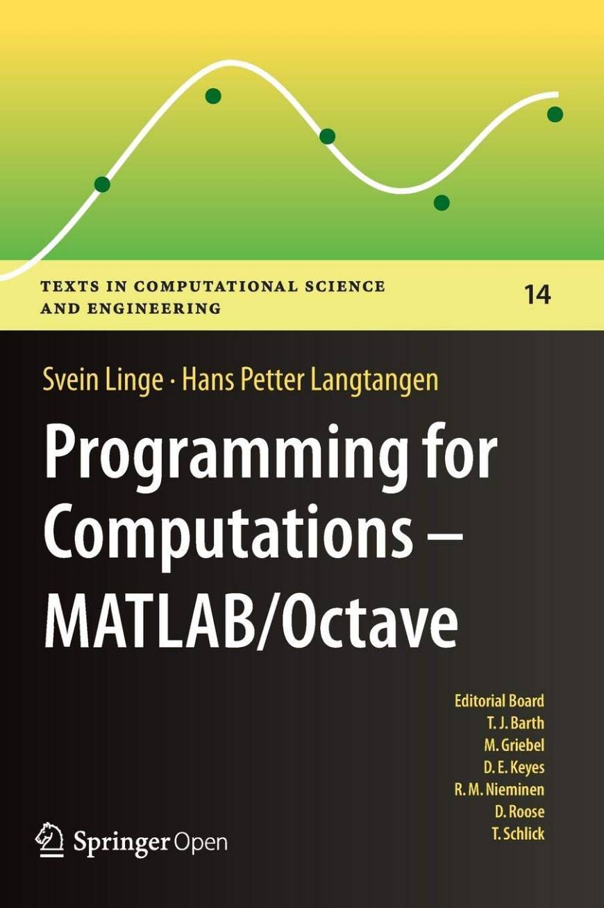 Book Programming for Computations