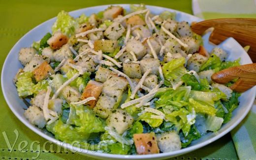 salada ceasar vegana