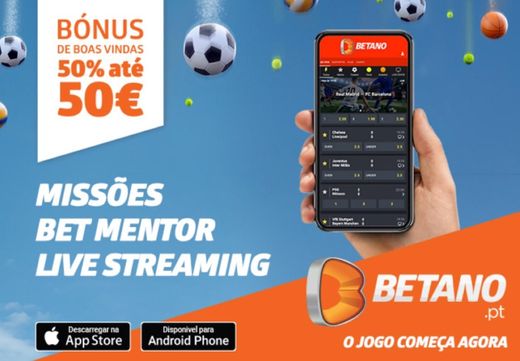 BETANO: 50€ PARA APOSTARES