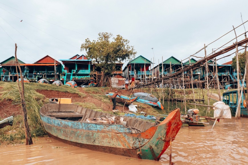 Lugar Floating Village, on Tonle Sap Lake, Cambodia.