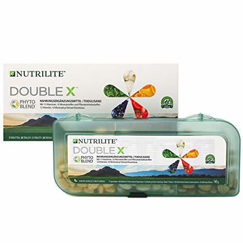 Complemento Alimenticio Multivitamínico/ Multimineral/ Fitonutriente DOUBLE XTM NUTRILITETM- Con un aroma herbal
