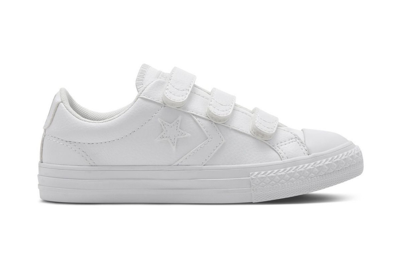 Moda Converse Lifestyle Star Player Ox Zapatillas, Unisex Adulto, Blanco