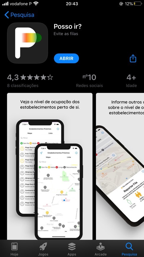 Apps App Posso Ir ? 