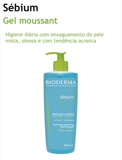 Bioderma-Sebium gel moussant