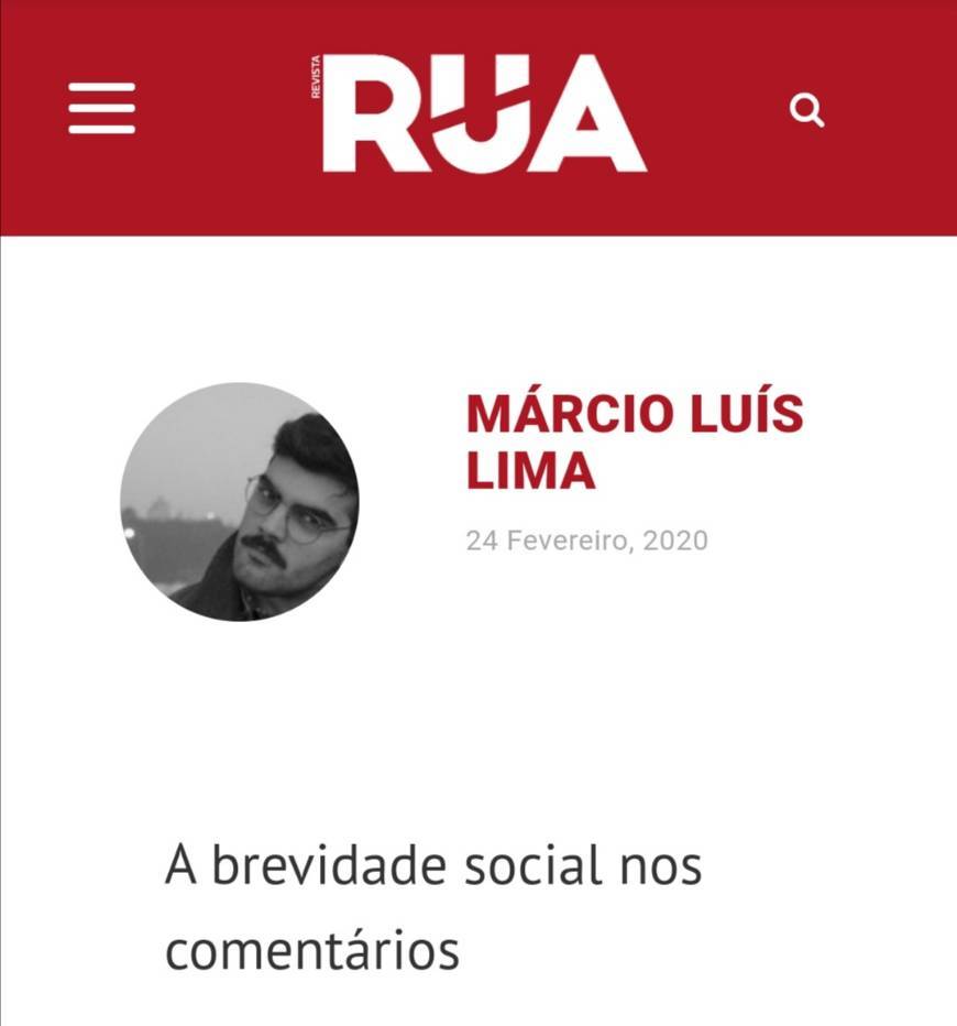 Moda A brevidade social nos comentários 