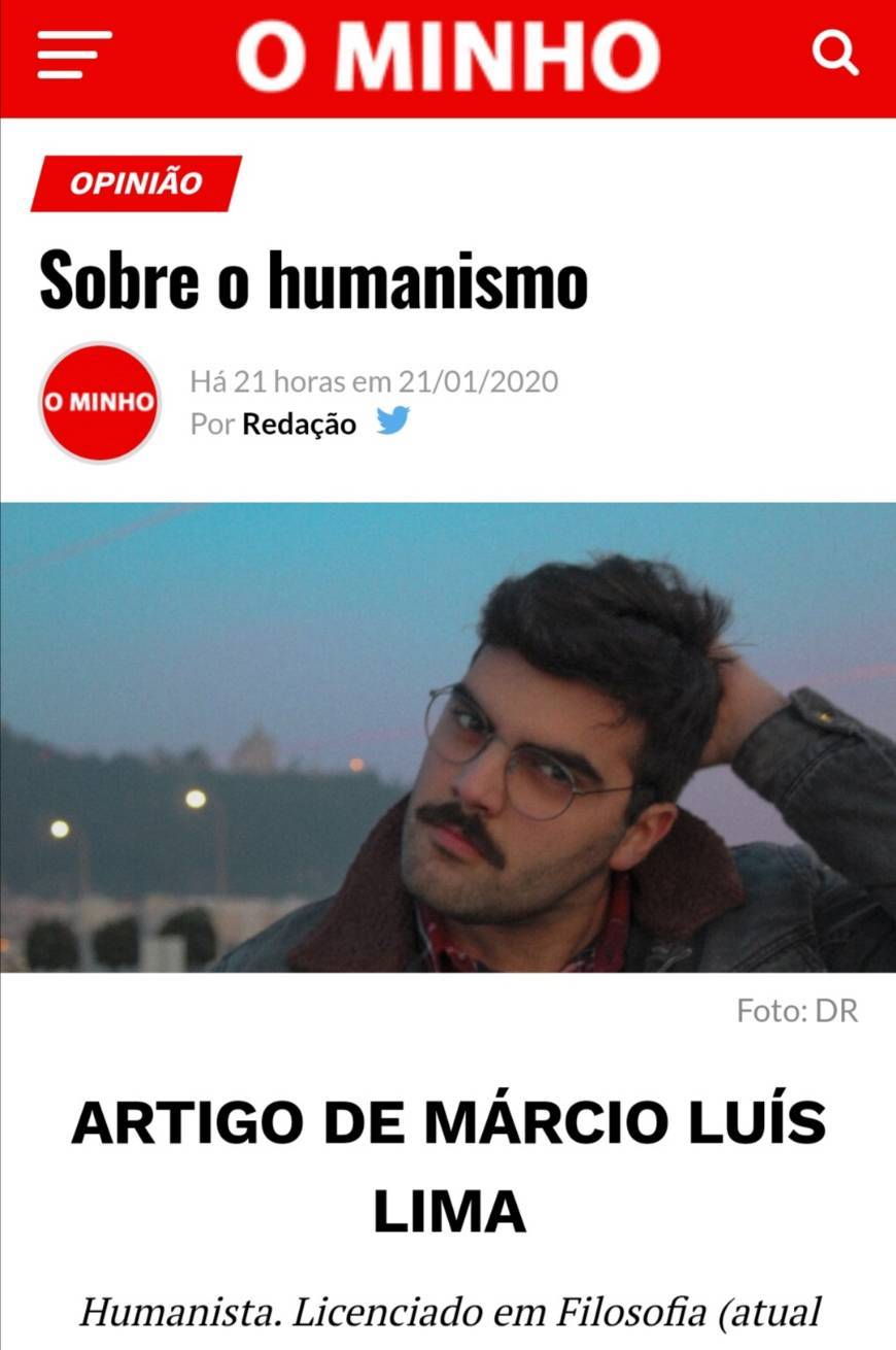 Moda "Sobre o humanismo" (crónica) 