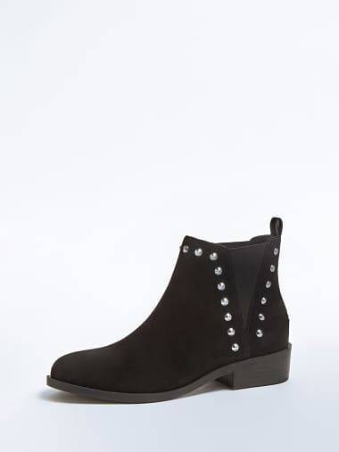 Fashion HUTTE SUEDE LOW BOOT WITH STUDS