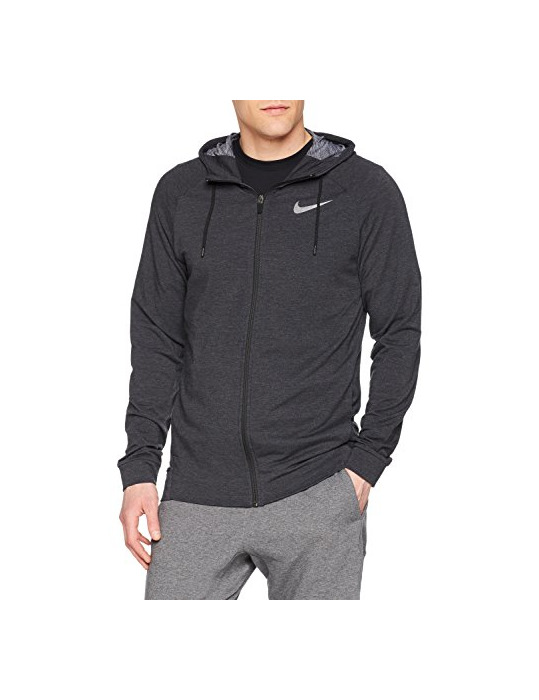 Fitness Nike Dry Full-Zip Sudadera, Hombre, Negro