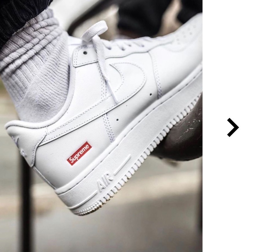 Moda Supreme x AF1 Low White