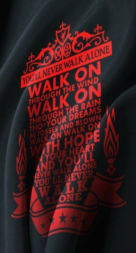 Moda You' ll never walk alone ❤🖤