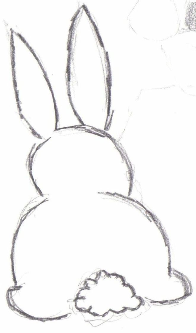 Social Dibujo de conejo 